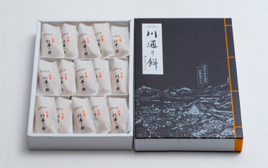 川通り餅一段15ケ入